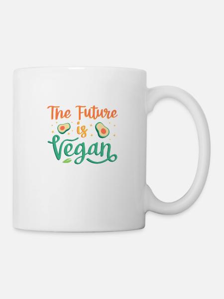 The future is vegan - Mug - white