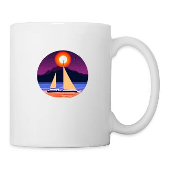 Sailboat Sailing Ship Sailing Sport Sailors - Mug - white - Right