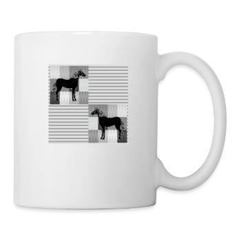 Pferd - Tasse - Weiß - Rechts