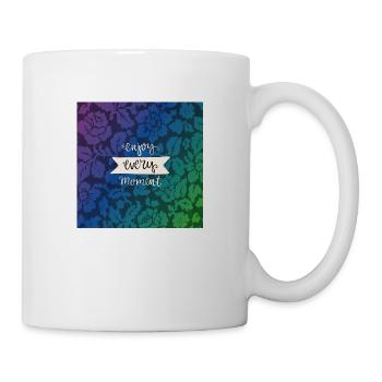 Genieße den Moment - Tasse - Weiß - Rechts