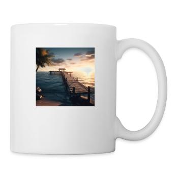 Strand - Tasse - Weiß - Rechts