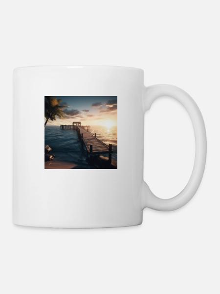 Strand - Tasse - Weiß