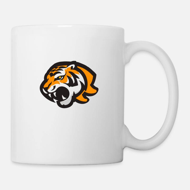 Brüllender Tiger - Tasse - Weiß