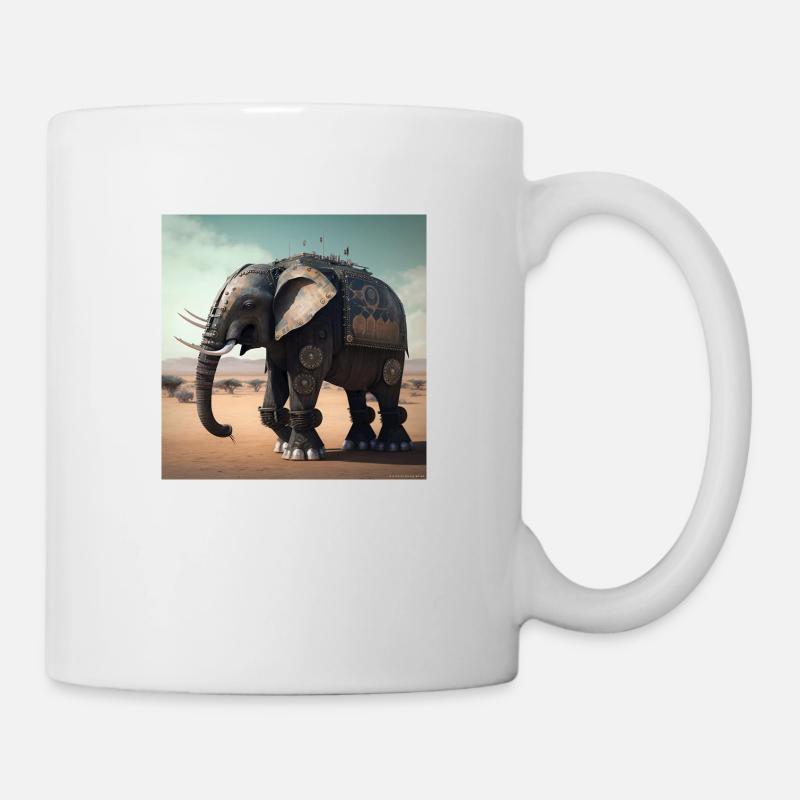Elephant in Kenya 2 - Mug - white