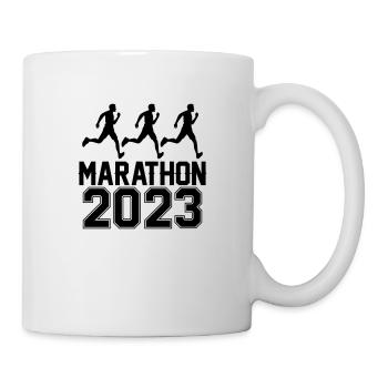 Marathon 2023 - Tasse - Weiß - Rechts