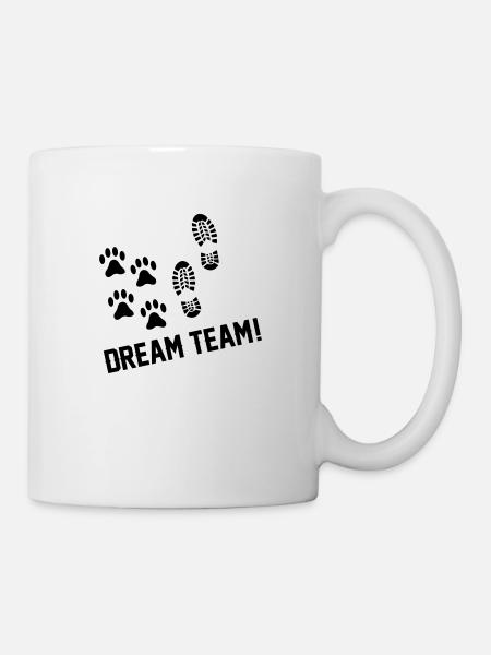 dream team - Tasse - Weiß