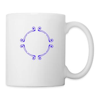 nice round Frame | Vectorgraphic - Tasse - Weiß - Rechts