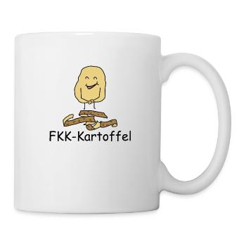 FKK Kartoffel - Nackerpatzl - Tasse - Weiß - Rechts