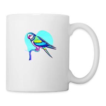 Budgerigar Bird Cockatiel Bird Owner - Mug - white - Right