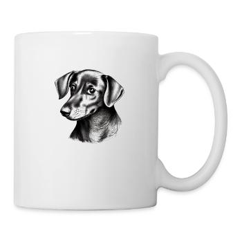Hundebesitzer Labrador Hunde Terrier Hundehalter - Tasse - Weiß - Rechts