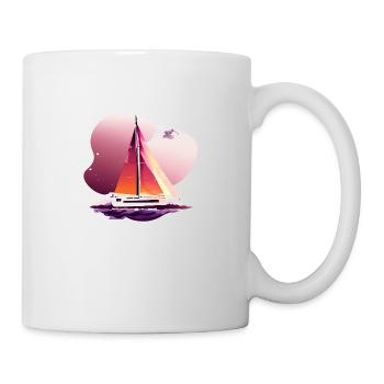 Sailing Sailing Sailing Sailing Sailing Boat - Mug - white - Right