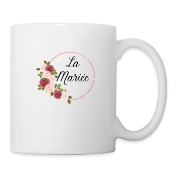 La mariée floral - Mug blanc - blanc - Droite