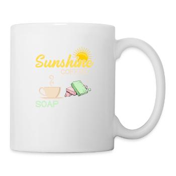 I Love Sunshine Good Coffee And Soap Making Soapma - Mug - white - Right
