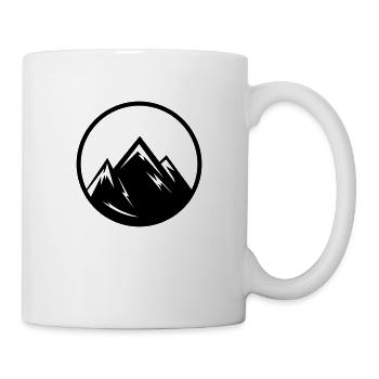 mountains - Tasse - Weiß - Rechts