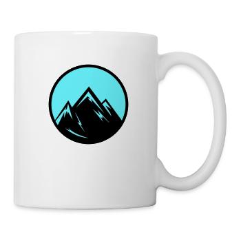 mountains - Tasse - Weiß - Rechts