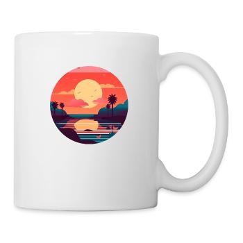 Souvenirs ensoleillés - Mug blanc - blanc - Droite