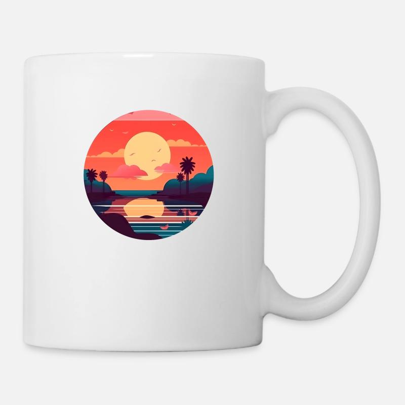 Souvenirs ensoleillés - Mug blanc - blanc