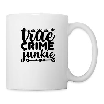True Crime Junkie - Tasse - Weiß - Rechts