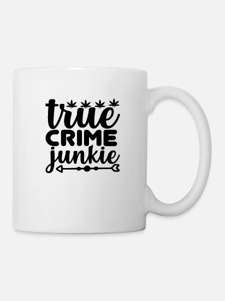 Accro au crime - Mug blanc - blanc