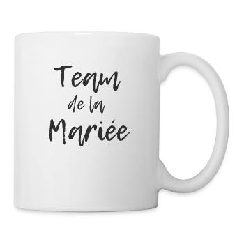 evjf humour team bride de la mariée - Mug blanc - blanc - Droite