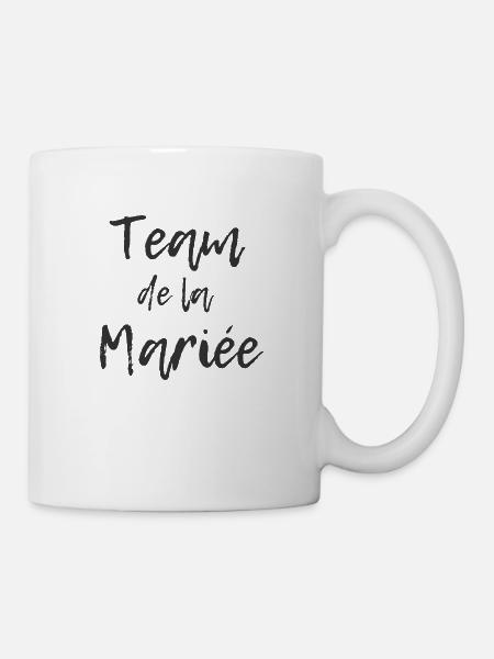 evjf humour team bride de la mariée - Mug blanc - blanc