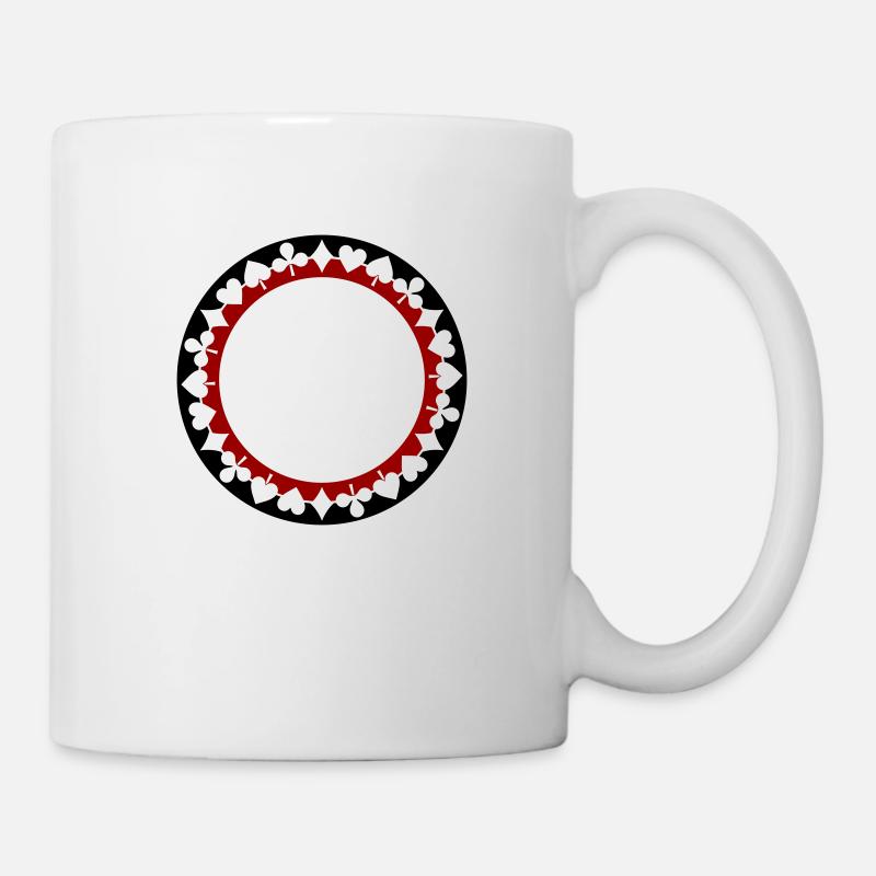Cartes à jouer Kranz Skat bicolore - Mug blanc - blanc