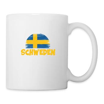 Nur noch einmal Schweden Flagge Urlaub Geschenk - Tasse - Weiß - Rechts