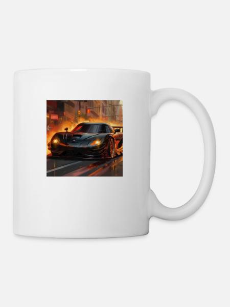 car word - Tasse - Weiß