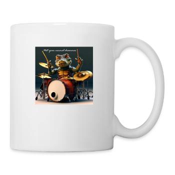 Drummer - Tasse - Weiß - Rechts
