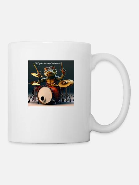 Drummer - Tasse - Weiß