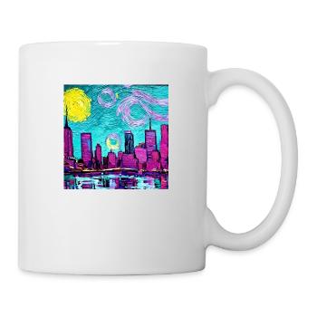 New York city van gogh - Mug - white - Right