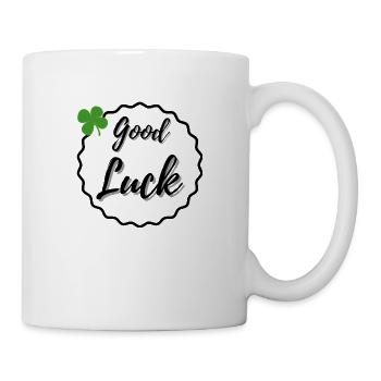 Bonne chance - Mug blanc - blanc - Droite
