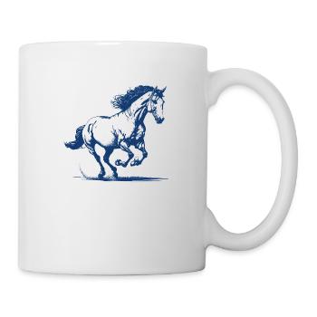 Trotting horse - Mug - white - Right