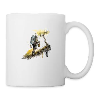 Beer hike in the mountains - Mug - white - Right