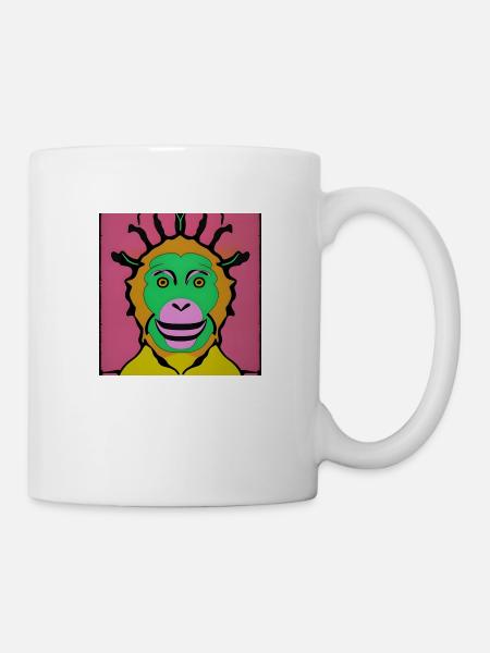 Singe10 - Mug blanc - blanc