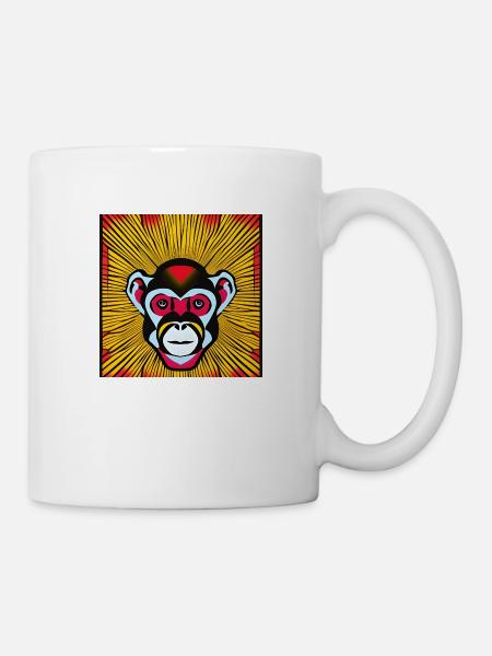 Obey the monkey - Mug - white