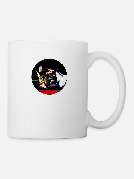 Alle Katzen sind schön - Tasse - Weiß