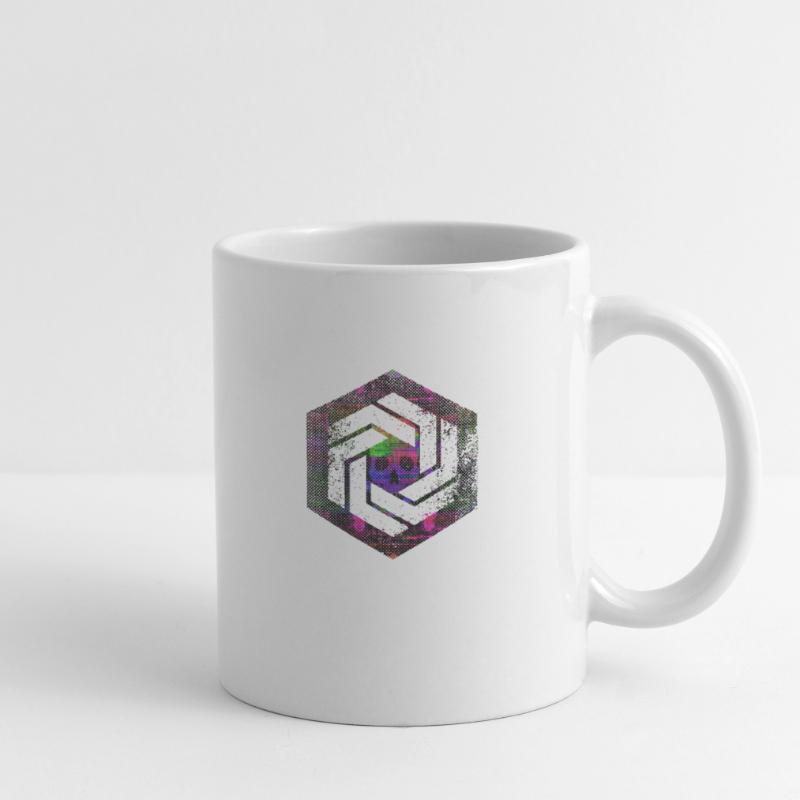 hexagon programming programmer coding geometric Mug