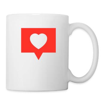 Like Button - Tasse - Weiß - Rechts