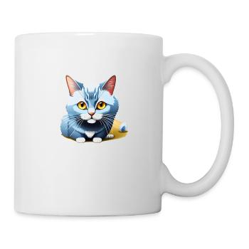 Blue Kitten - Mug - white - Right