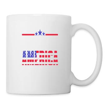 God Bless America - Tasse - Weiß - Rechts