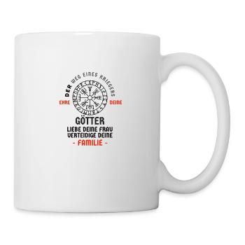 Der Weg eines Kriegers - Tasse - Weiß - Rechts