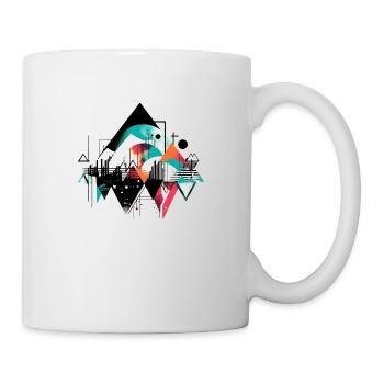 Urban geometry - Mug - white - Right