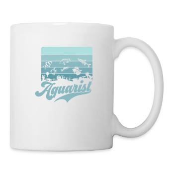 Aquarist Aquarium Owner Fish Keeping - Mug - white - Right