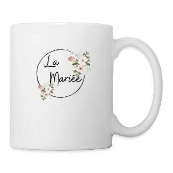 La mariée floral - Mug blanc - blanc - Droite