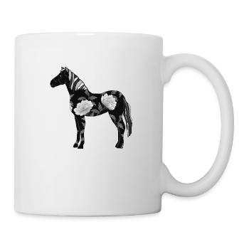 Pferd - Tasse - Weiß - Rechts