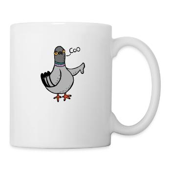 Gurren / Buh-Taube - Tasse - Weiß - Rechts
