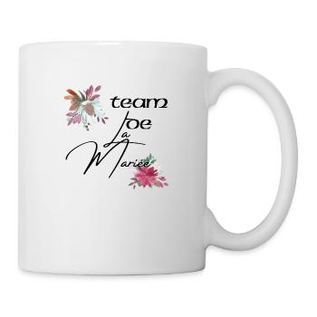 team de la Mariée evjf t-shirt assorti floral - Mug blanc - blanc - Droite