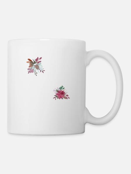 Future mariée floral - Mug blanc - blanc