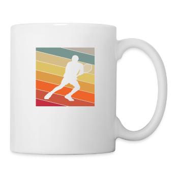 Tennis Sports Match de tennis Dicton - Mug blanc - blanc - Droite